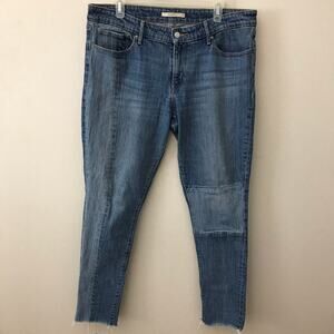 Levi’s 711 Skinny Raw Hem Jeans Plus Size
